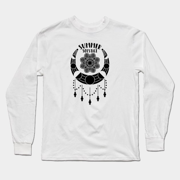 Summer Solstice Long Sleeve T-Shirt by EarlAdrian